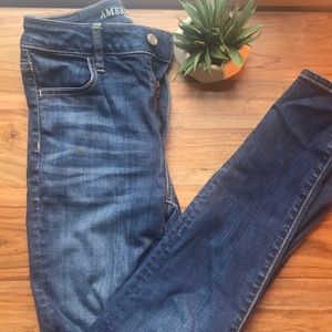american eagle super stretch jeans